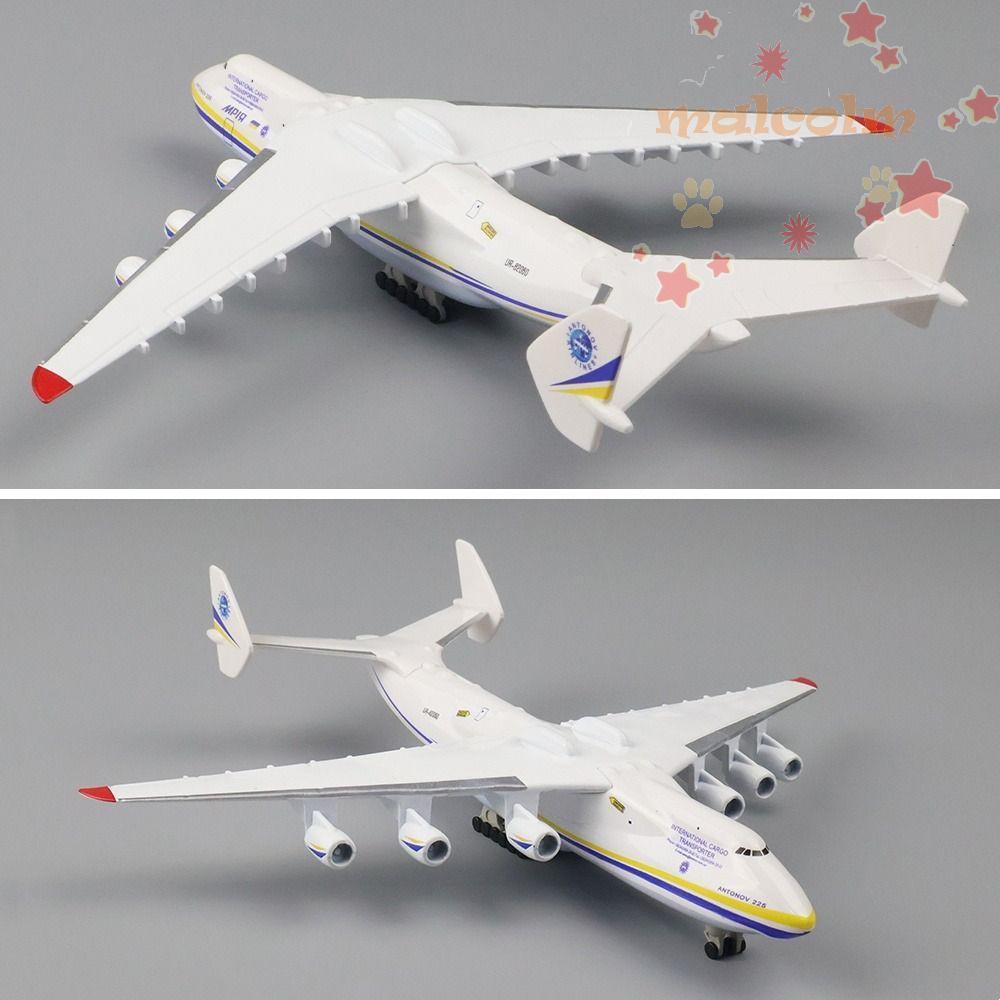 MALCOLM AN225 เครื่องบินจําลอง, โลหะผสม Diecast Antonov an-225, ตกแต่ง 20 ซม.Mriya เครื่องบินจําลองร