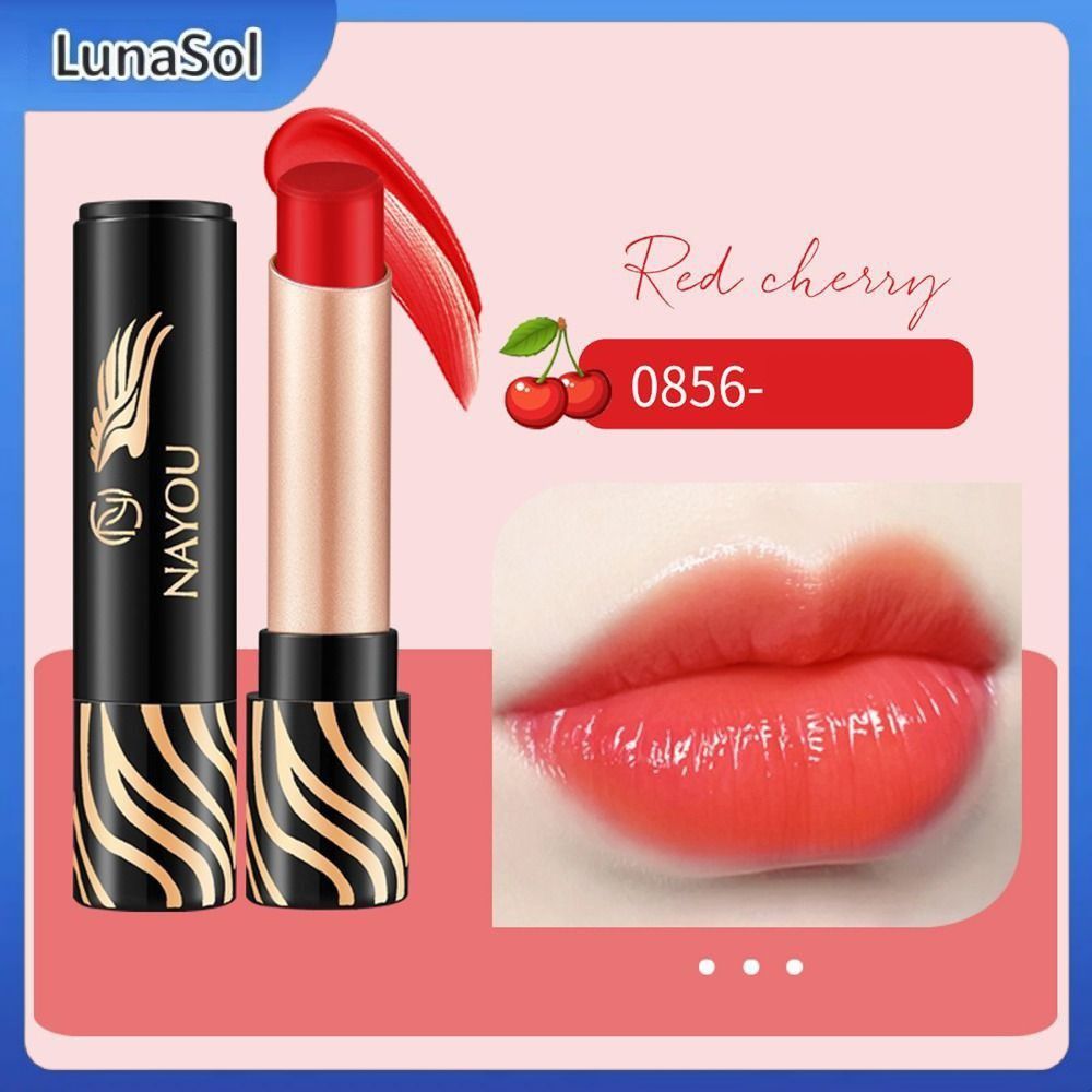 【จัดส่งในประเทศ】 ลิปสติก NAYOU ลิปบาล์มเปลี่ยนสีตามอุณหภูมิ ลิปแมทท์ ลิปกลอสบำรุงริมฝีปาก เมคอัพริมฝ