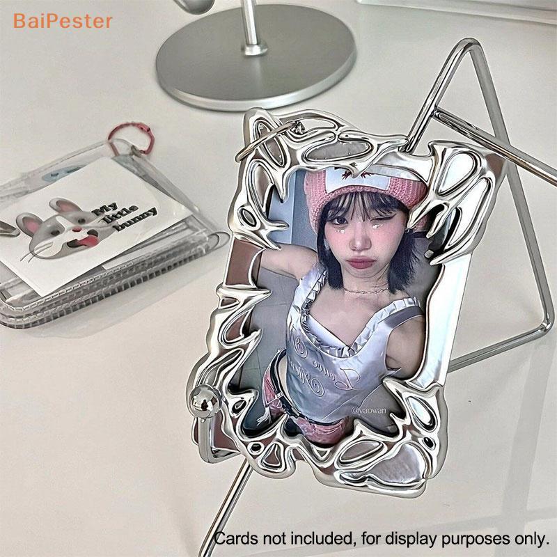 [BaiPester] Electroplated Premium Feeling Creative Card Holder K- Idol Card Holder