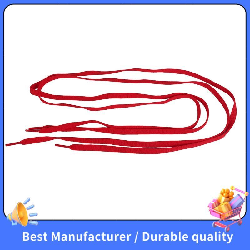 Flat Shoe Laces Bootlaces Trainers Skate เชือกผูกรองเท้าที่แข็งแกร่งสีแดง