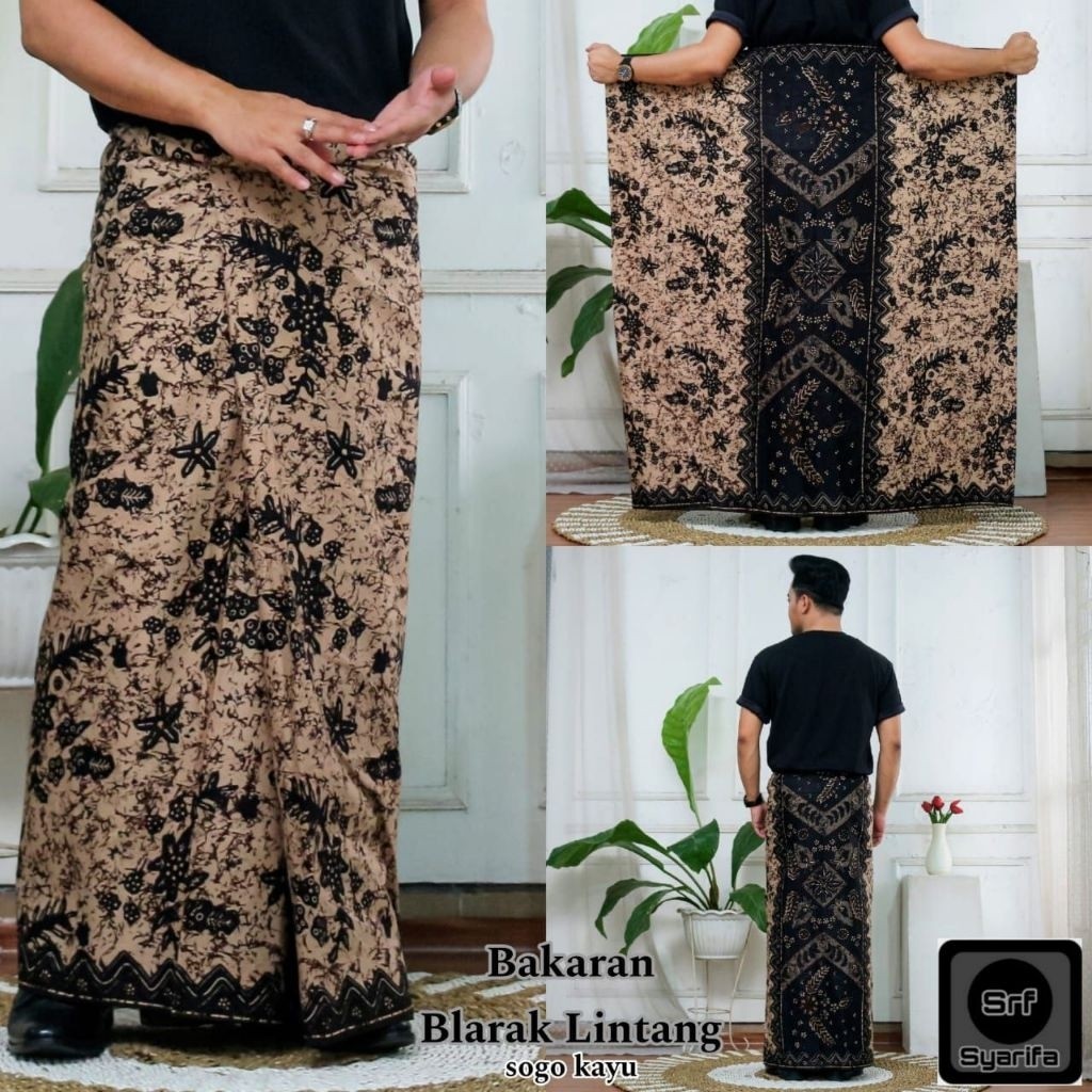 KATUN New Burnt Batik Sarong with Super Cool Cotton Motif // Curant Batik Sarong // Laseman Batik Sa