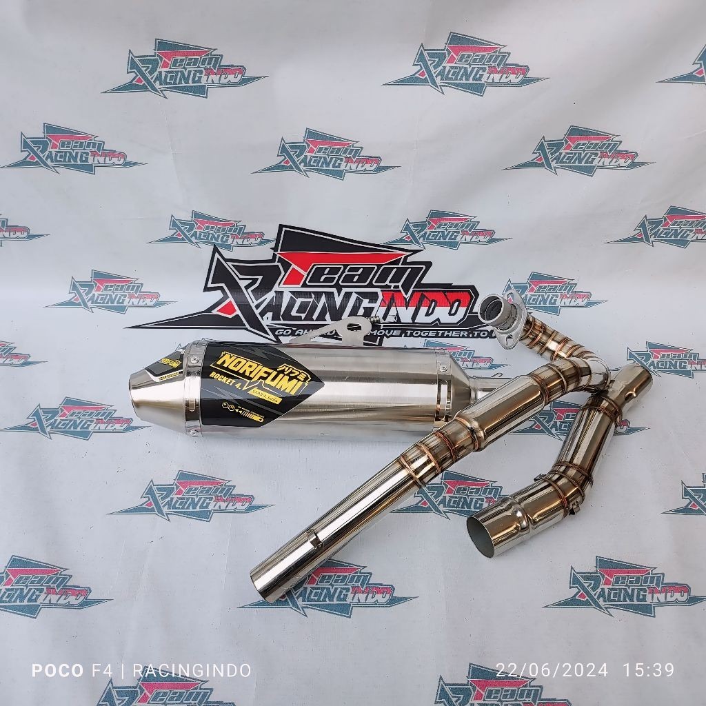 Norifumi Rocket 4 ท่อสําหรับ honda msx kawasaki ksr 110 ksr 125 ksr pro xrm 110 xrm 125