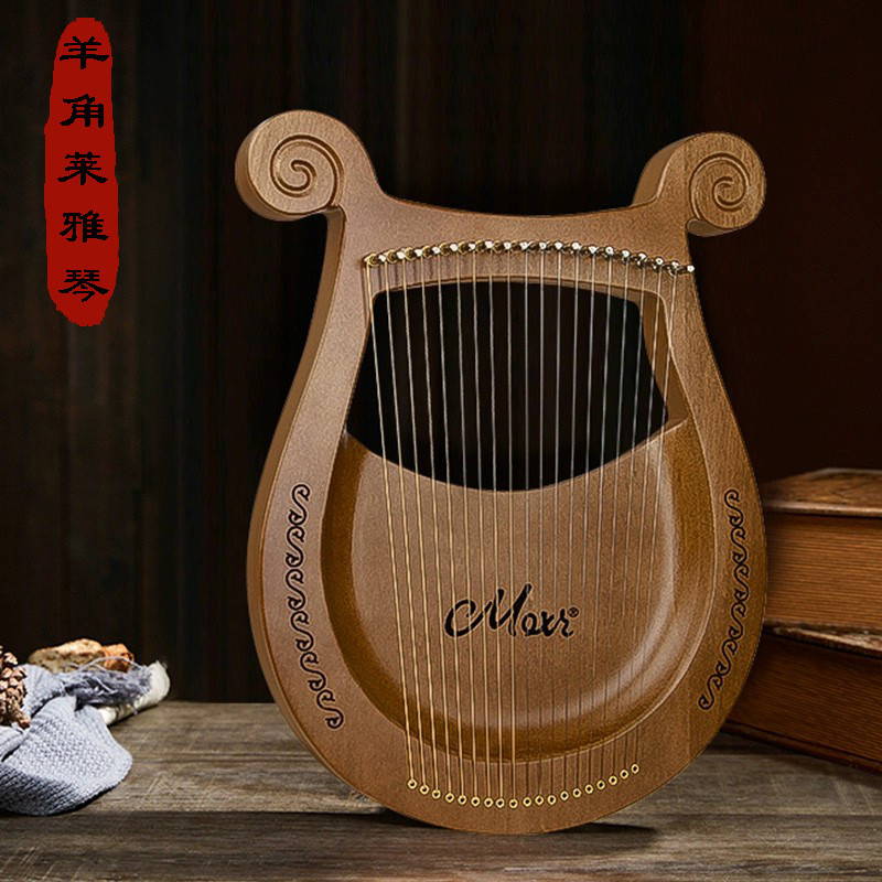 เริ่มต้นไม้วีเนียร์ 16-String Board ประเภท Angel Harp 19-Tone Irish Claw Laiya เปียโนเครื่องดนตรี AC