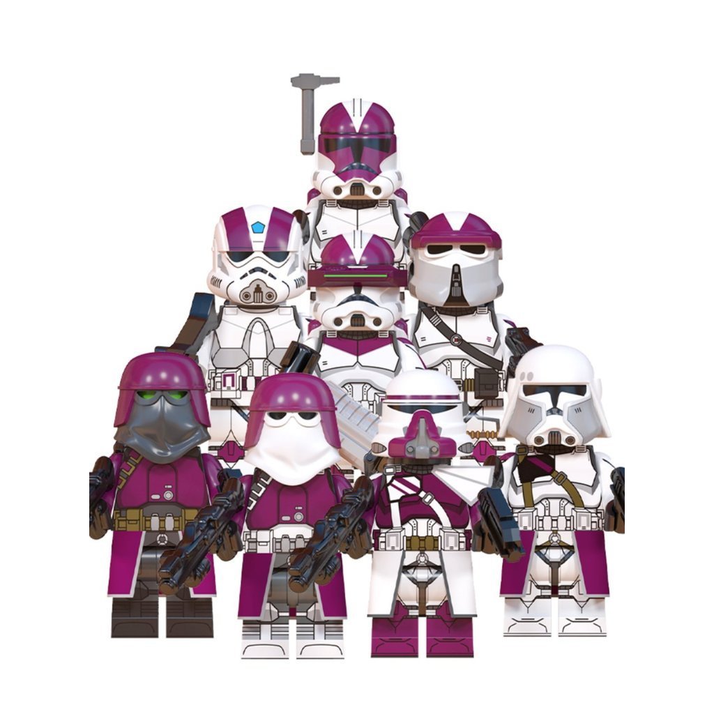 Building Blocks Star Wars Stormtrooper Series Nova Legion Command Cavalry ทีม WM Fitting Minifigures