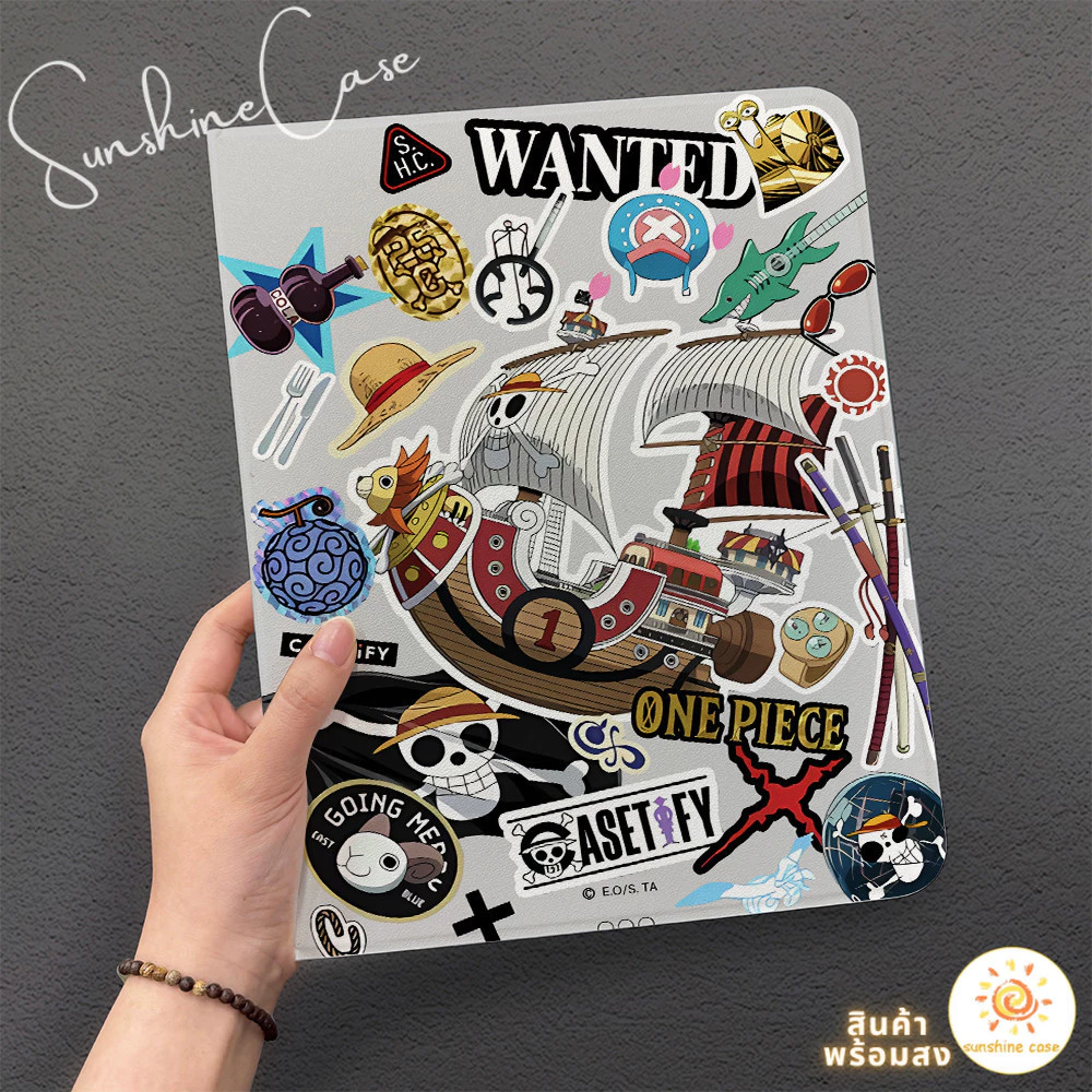 ส่งของเร็ว เคสสำหรับไอแพด ลายการ์ตูน เรือโจรสลัด เคสสองแบบช่องใส่ปากกา for iPad Gen11/10/9/8 Mini7/6/5/4 Air2/3 Pro11/13