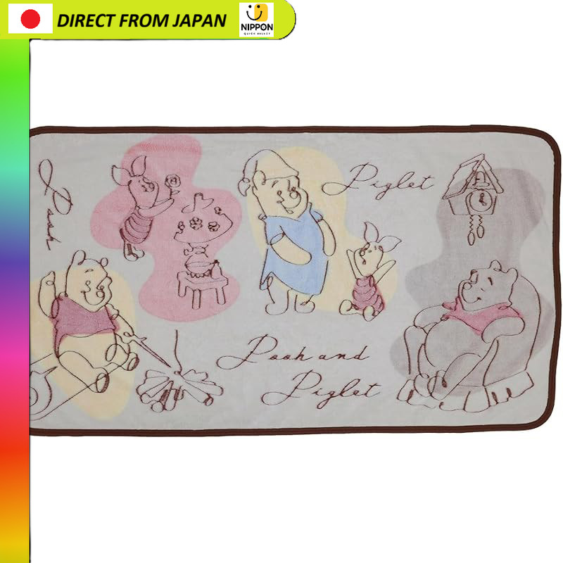 ผ้าห่มยาว Marushin ลายวินนี่เดอะพูห์ Good Moment 02 ขนาดประมาณ 70 x 130 ซม. ของแท้ แท้ ของสะสม ไอเดี