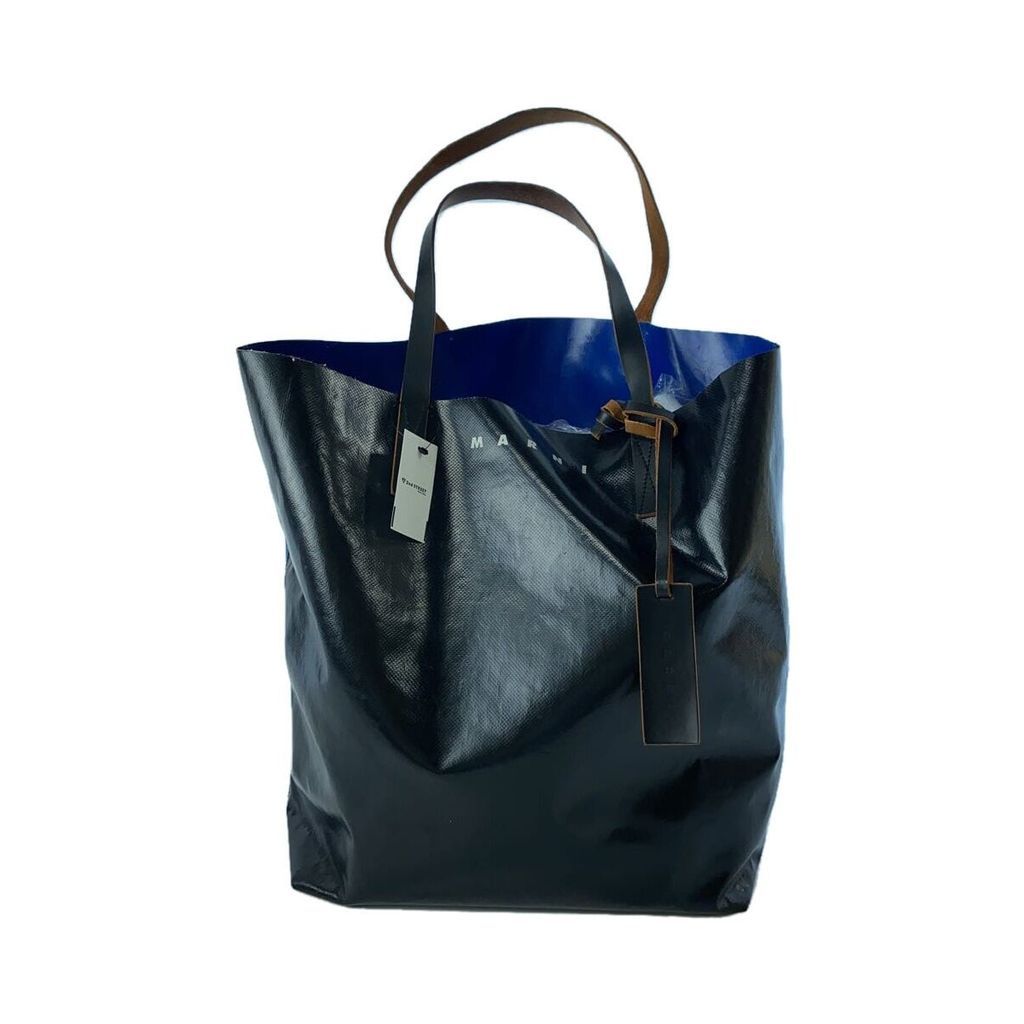 MARNI Tote Bag Purse SHOPPING Tribeca By color blue Direct from Japan Secondhand