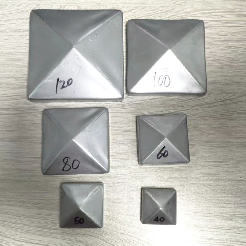 Iron Fence Post Spike Cap Dustproof Square Tube End Cap