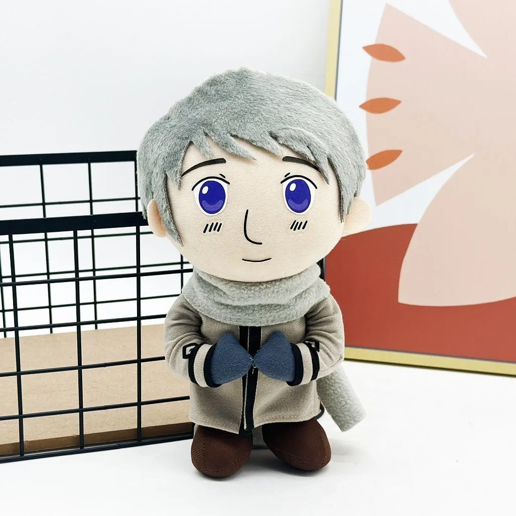 Hetalia Axis Powers Hetalia Game ผ้าพันคอยางรัดผมสีเทา Boy Opposite Finger Doll