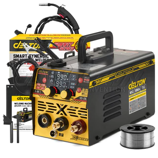 DELTON ตู้เชื่อม MIG ดิจิตอล 3 ระบบ MIG/MMA/TIG-990 ปรับกระแสไฟเชื่อมอัตโนมัติ แถมฟรี! อุปกรณ์ครบชุด รุ่น SD-01L