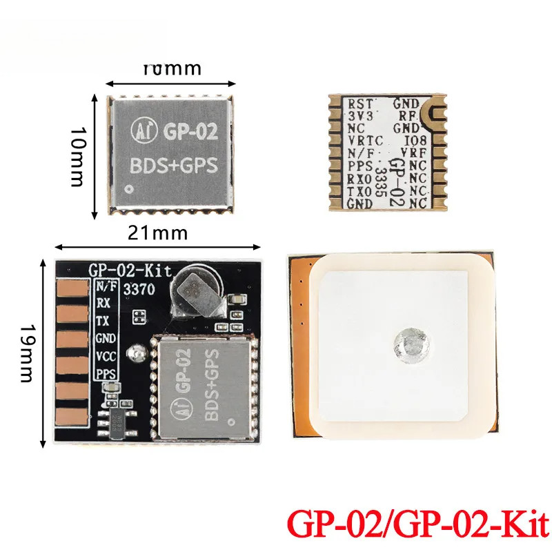 2 ชิ้น/1 ชิ้น GP-02-Kit Development Board GP-02 Dual Mode BDS GNSS Timing Module Satellite ตําแหน่งน