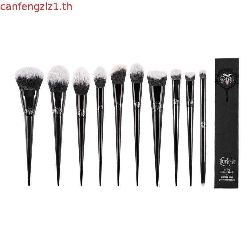 KVD makeup brush set 1 eye shadow 2 concealer 3 foundation make-up 11 pieces