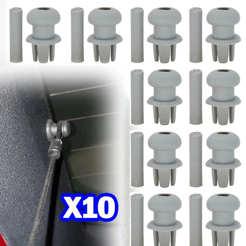 10pcs สําหรับ Skoda Fabia 5J Octavia 1U Roomster 5J 1997 – 2012 สีเทา Boot Parcel ชั้นวางแขวนคลิป Ho