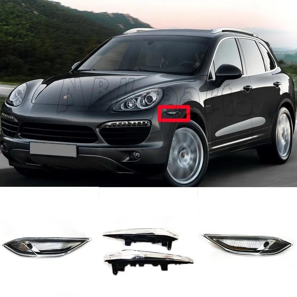 L&R Fit 11-18 Porsche Cayenne 92A 958 958.2 ฐานกีฬา S Turbo GTS 3.0L 3.6L 4.8L โคมไฟไฟเลี้ยวด้านหน้า