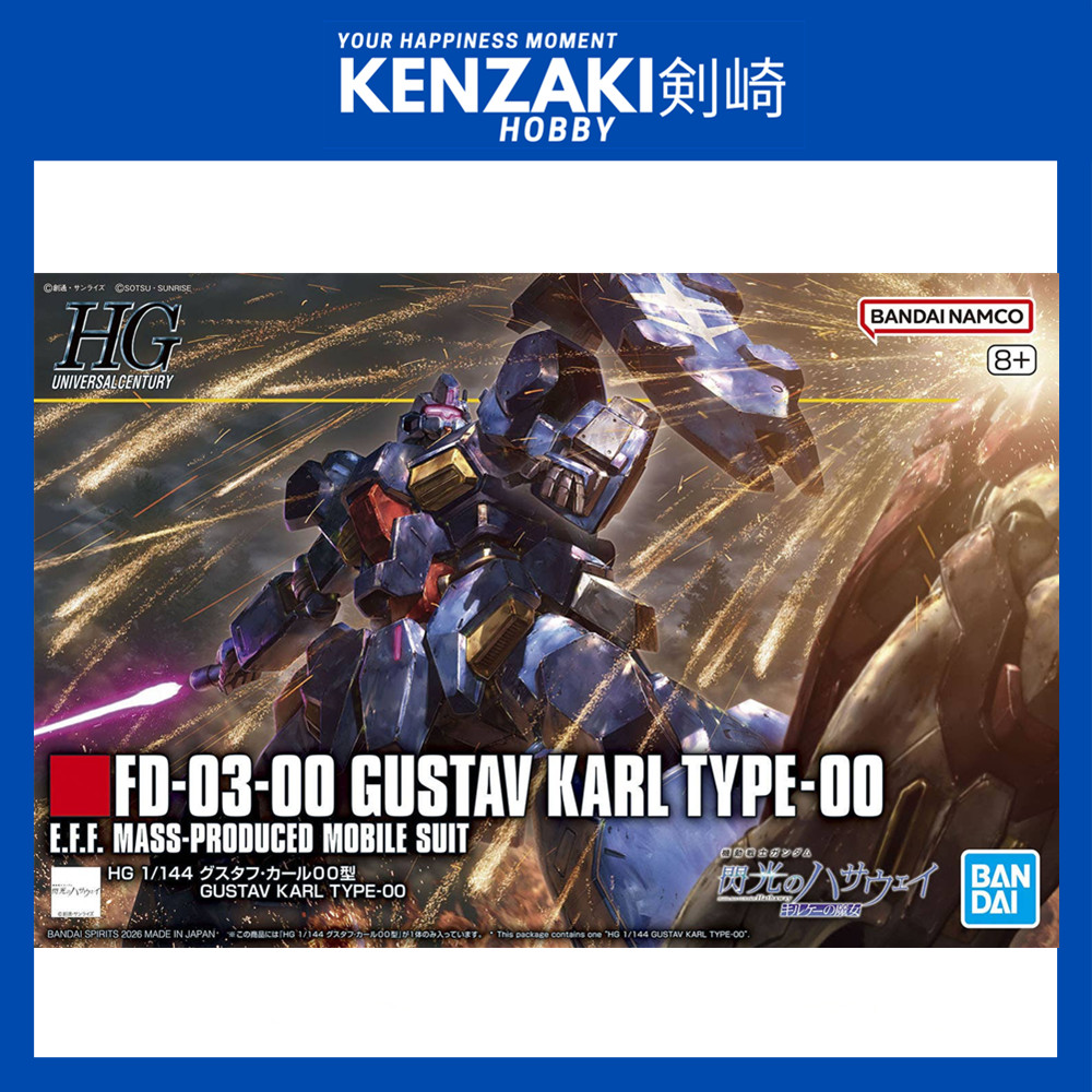 BANDAI HG GUSTAV KARL TYPE-00 XI GUNDAM PENELOPE DIECAST รุ่น