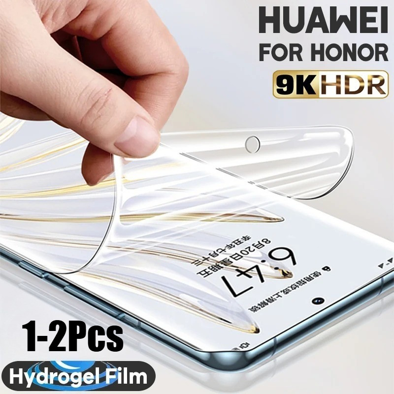 1-2 ชิ้นคลุมทั้งหมดป้องกันหน้าจอฟิล์มเคลือบสําหรับ Honor Play 3 4 5 4T 5T 6C 6T 7T Youth Pro Anti sc