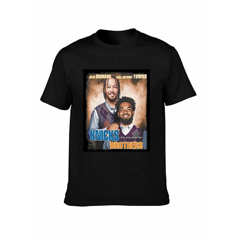 เสื้อยืด New Yorks Basketball Brothers รุ่นลิมิเต็ด เสื้อยืด Jalen Brunson เสื้อยืด Karl-Anthony Tow