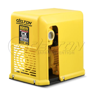 DELTON ปั๊มน้ำออโต้ 800W CX Series รุ่น DTCX-180 พร้อมฝาครอบ แถมฟรี! ฟุตวาล์ว กะโหลกดูดน้ำ ข้อต่อท่องอ-ท่อตรง ครบชุด