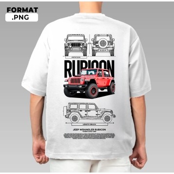 เสื้อยืด Jeep Wrangler Rubicon