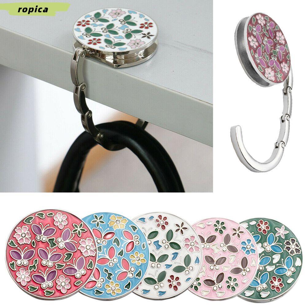 ROPICA ตาราง Hook Storage รอบ Cloisonne กระเป๋าถือ Organizer ไม้แขวนเสื้อ