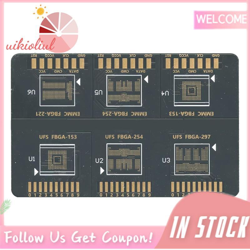 BGA ISP Board ISP EMMC FBA 153 254 221 UFS FBGA 153 254 297 สําหรับ F64 Lite Ultra กล่อง