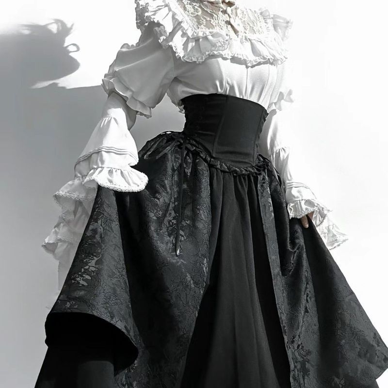 นาง Lolita Lolita Lolita Lolita กระโปรง sk Gorgeous Elegant