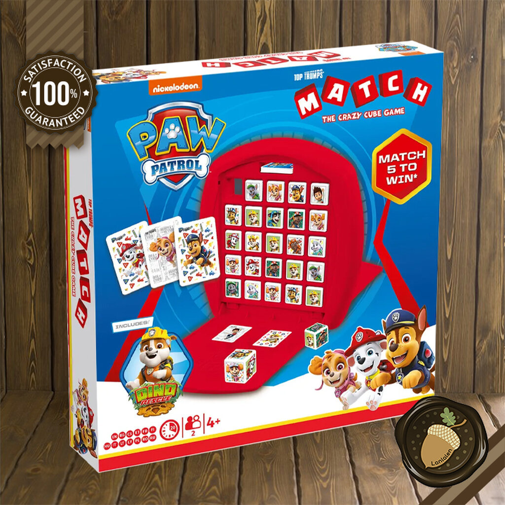 Top Trumps Match - Paw Patrol: Dino Rescue Board Game บอร์ดเกม