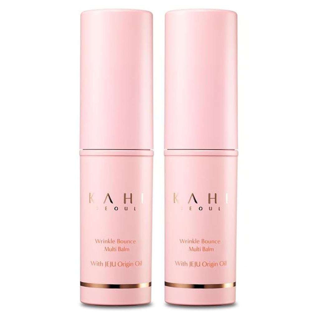 KAHI Wrinkle Bounce Multi Balm - DUO EDITION | All-in-One Hydrating Balm Eye Cream Make Up Base & Mo