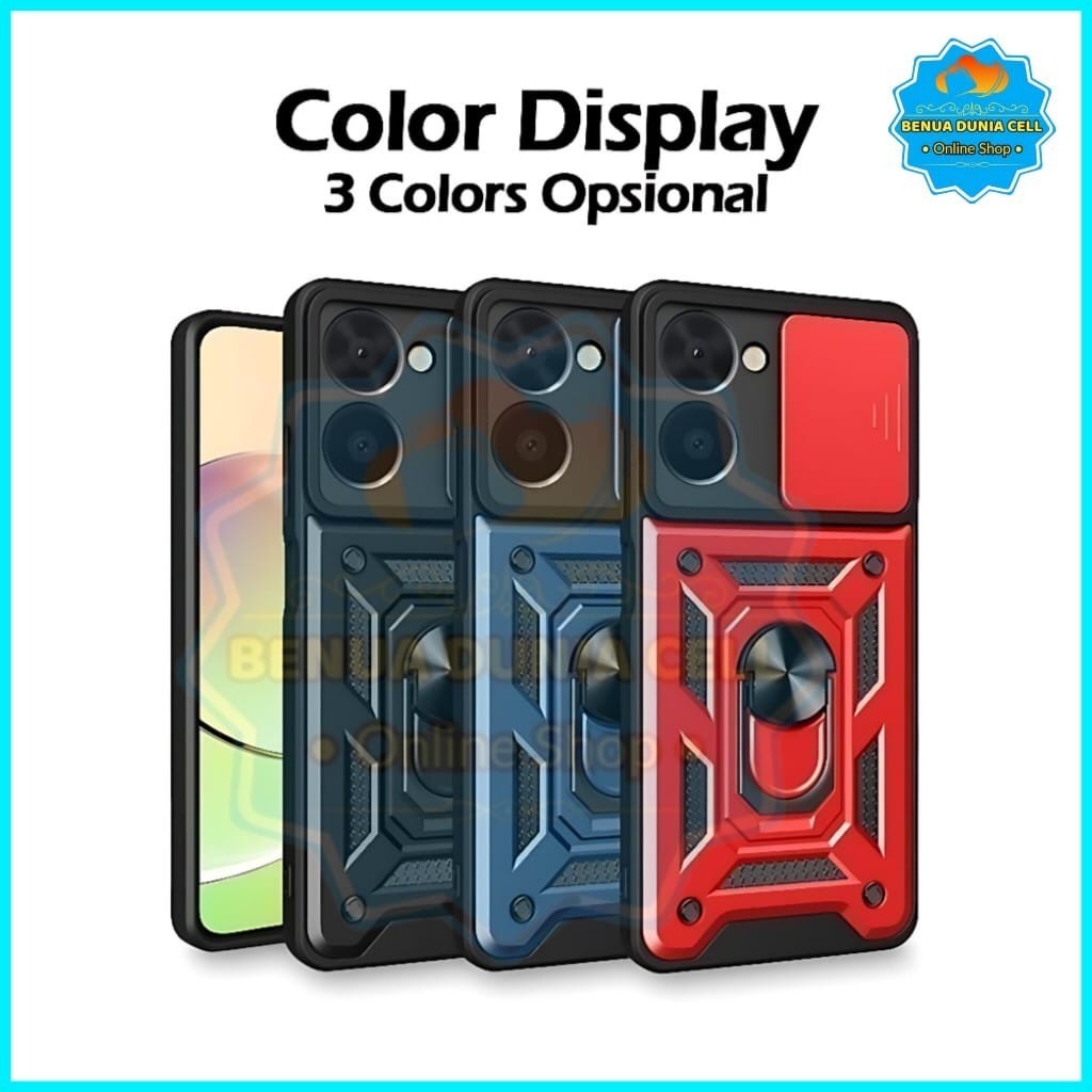 CASE VIVO Y05 V70 CASE THUNDER SLIDING CAMERA - BDC