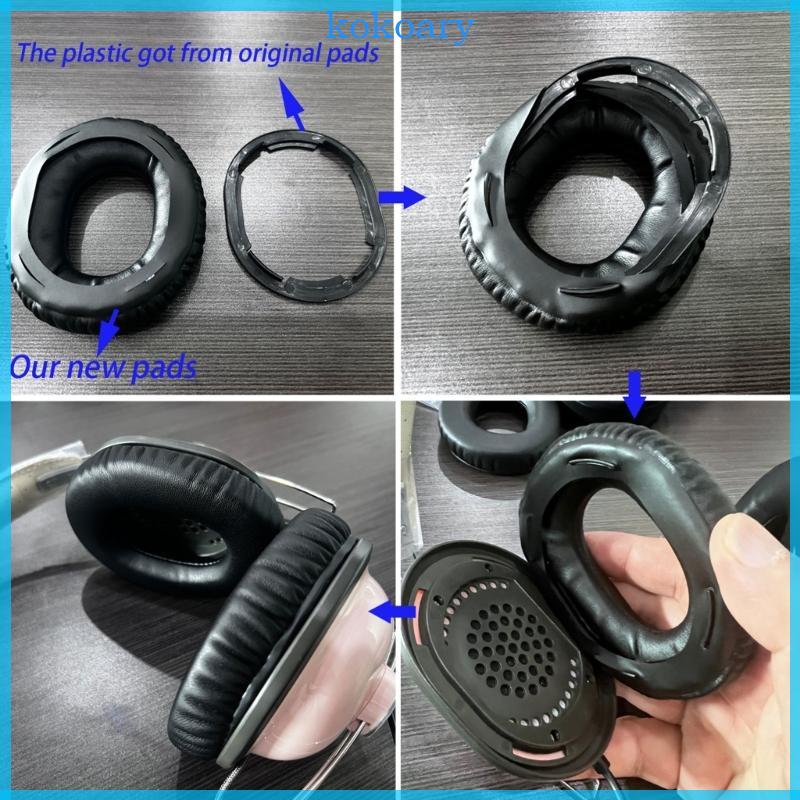 KOK Soft Ear Pads โปรตีนสําหรับ RP-HTX7 HTX7A หูฟังสบาย Earpads