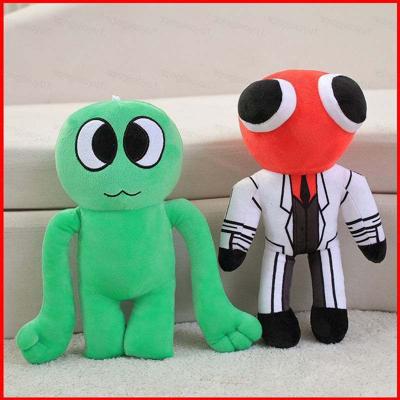 HQ Roblox Rainbow friends Blue Plushie Game Merch ตุ๊กตาสหายตุ๊กตาน่ารักหมอนนุ่ม