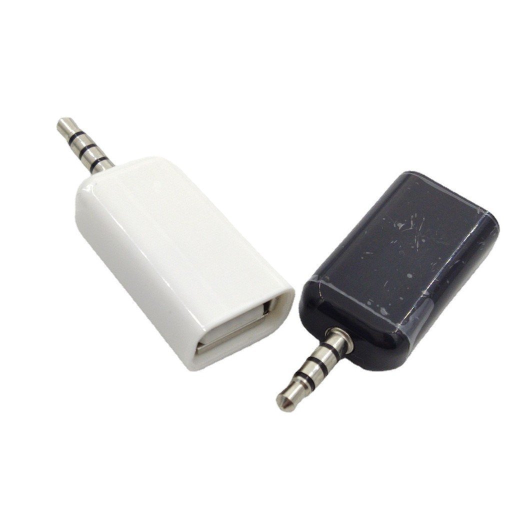 Aux to USB Car Car Car aux Audio Adapter Cable Plug-In u Disk USB Female to 3.5 Car mp3 Adapter Cabl