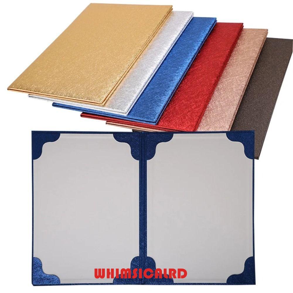 WHIMSIMSICALRD A3 A4 Art Paper ปกแข็ง, Poetry Reading Hosted Speech File Paper Page Folder, ทนทาน Hi
