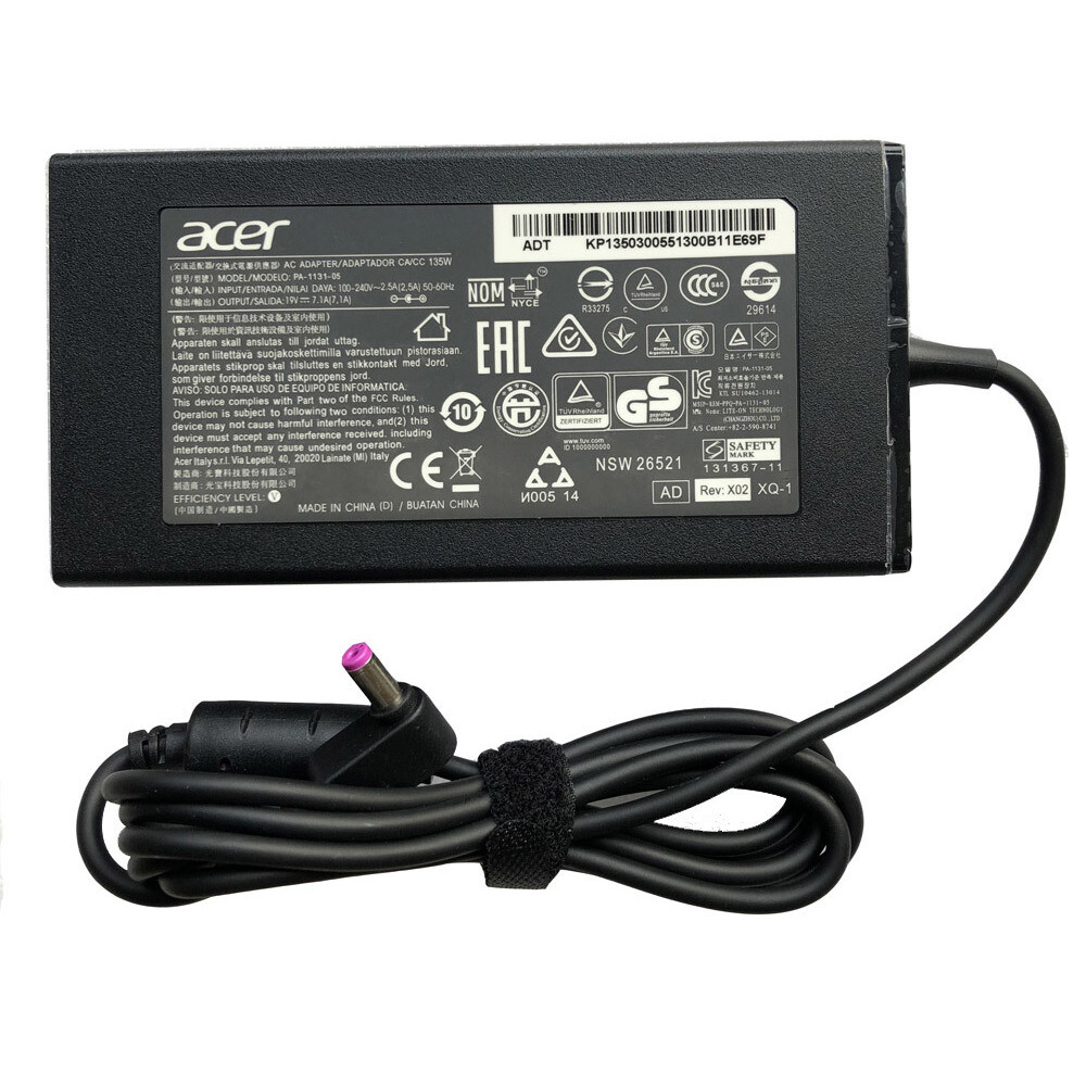 135W 19.5V AC Charger Adapter สําหรับ Acer Nitro V 15 Gaming แล็ปท็อปแหล่งจ่ายไฟ