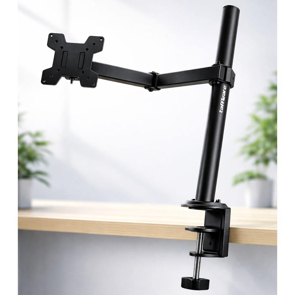 Taffia Monitor Bracket Table Mount Clamp VESA 100x100 10-27 นิ้ว TV - Z011