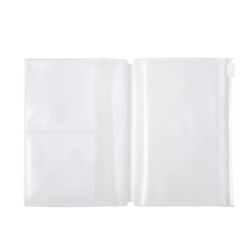 Saury Travel Notebook PVC Storage Bag Handmade Notebook Handbook Loose-leaf Notepad
