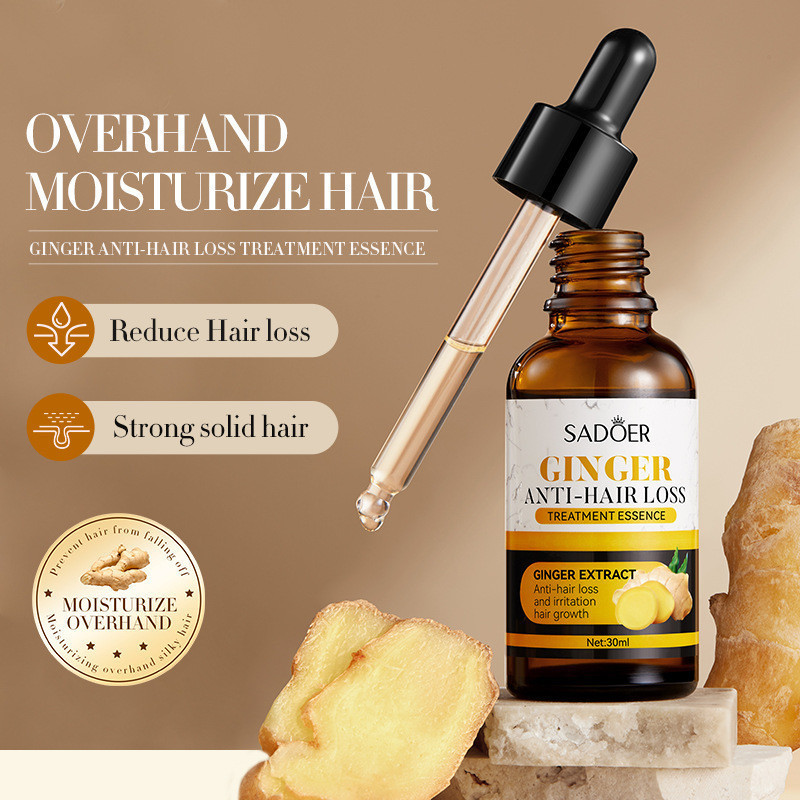 Spot# English Sadoer Ginger Hair Care Essence Serums Improve Dry Hair Manic Hair Oil 12cc R9EO