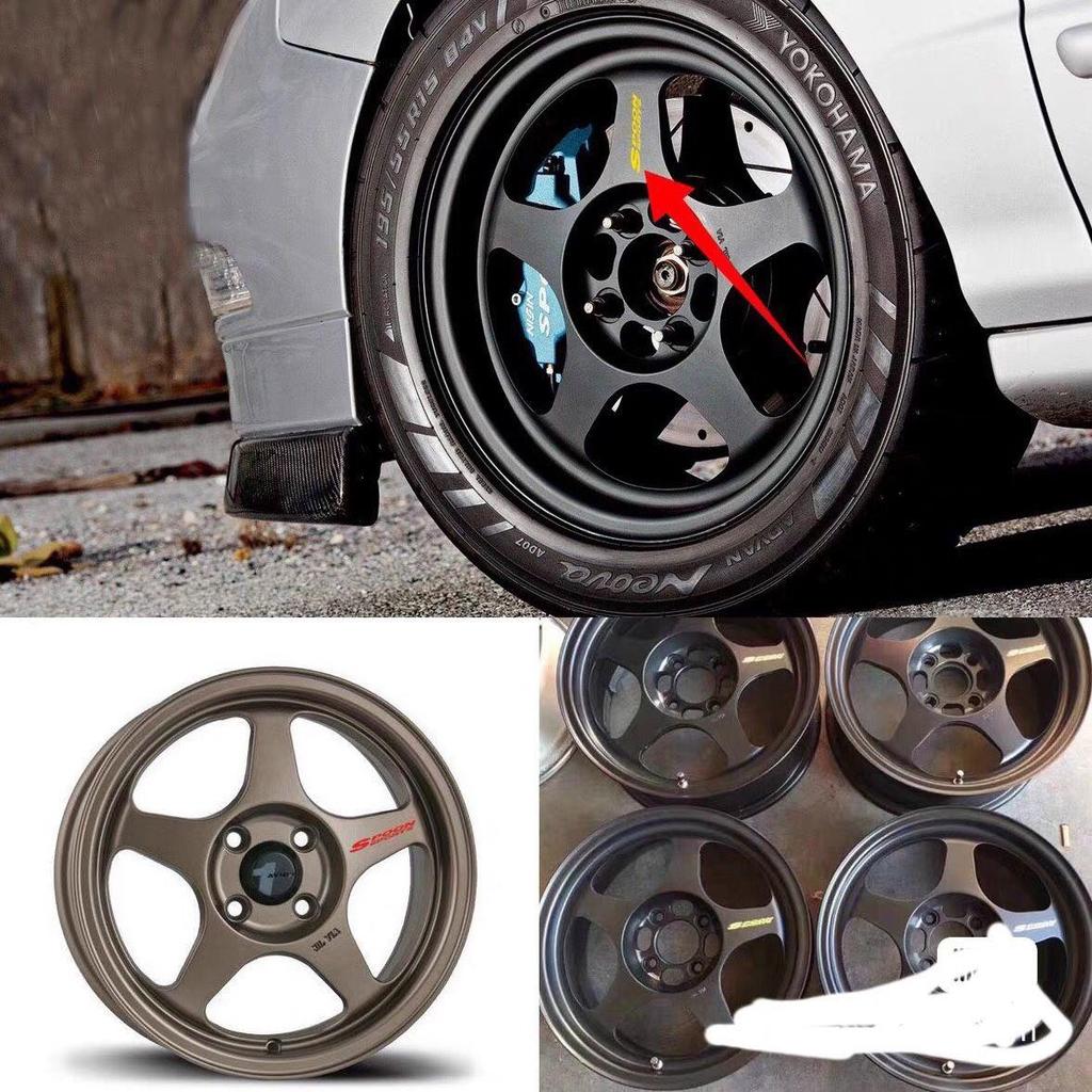 Honda Fit GK5 Civic Dedicated SPOON สไตล์สติกเกอร์ล้อการปรับเปลี่ยนขอบล้อสติ๊กเกอร์ซ่อม