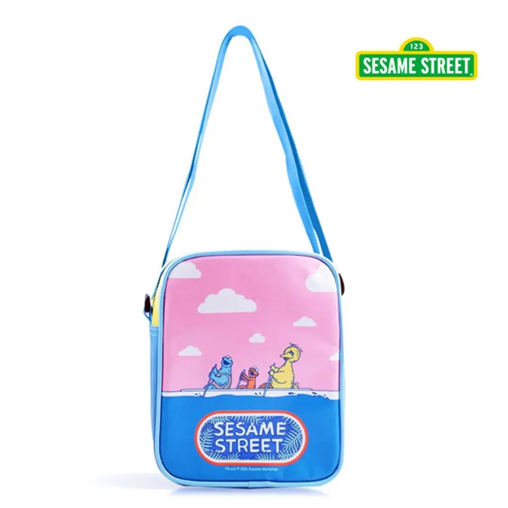 Se-ed (ซีเอ็ด) : SST6-กระเป๋าสะพายข้าง M : Sesame Street-6B Crossbody M-Bag (SST6B CBB-M-PK16.5) W16