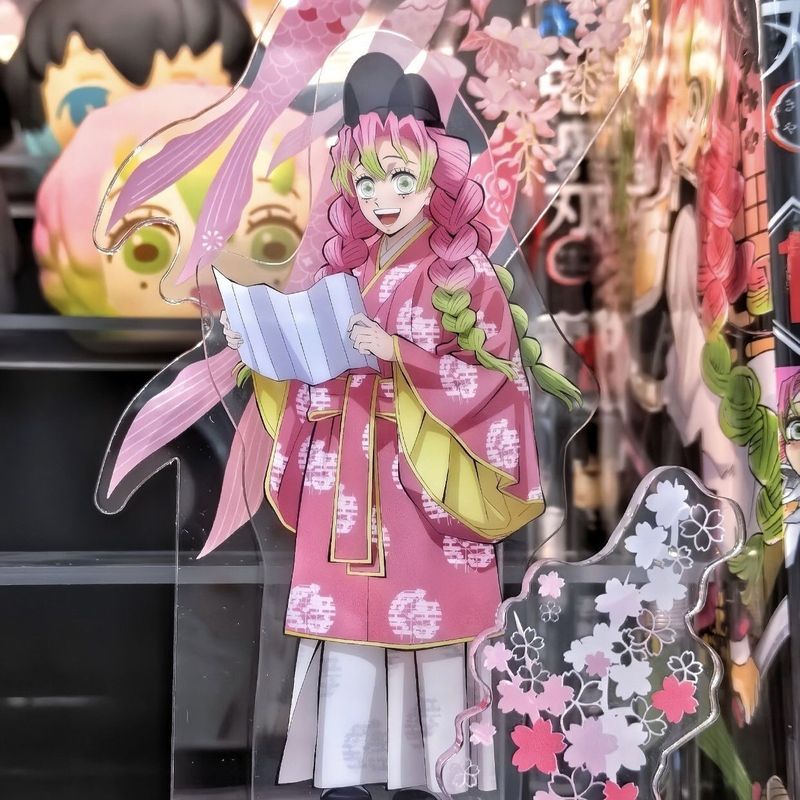 New Demon Slayer Animation Merchanted Ganlu Temple Honey Glass ของขวัญอะคริลิคประณีตมูลค่าสูงสําหรับ