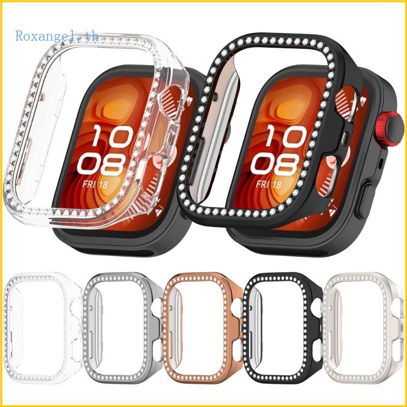 ROX ป้องกันหน้าจอกรณี Hard PC กันชนสําหรับ Smartwatch ฝาครอบป้องกันสําหรับ Watch Fit 4