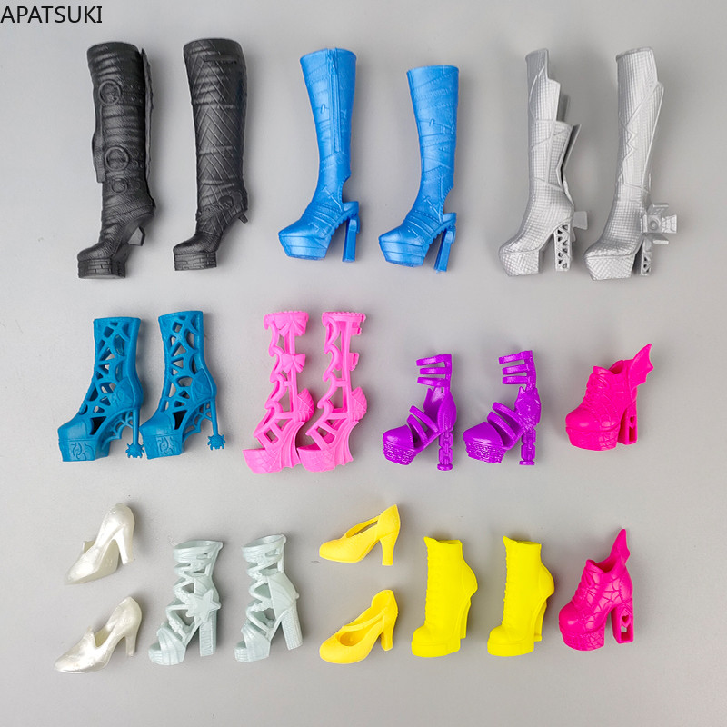 รองเท้าแฟชั่นส้นสูงตุ๊กตาสําหรับ 1/6 ปีศาจมอนสเตอร์ อุปกรณ์เสริม DIY ของเล่นเด็ก