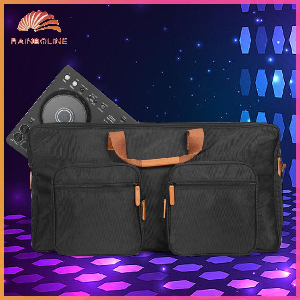 ฝน❤  DJ Disc Player กระเป๋าถือสายคล้อง Sholder Turntables ป้องกันขนาดใหญ่ความจุสําหรับ Pioneer DJ DD