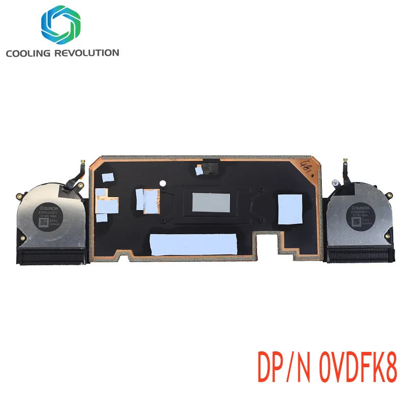 1PCSLoptap พัดลมฮีทซิงค์ EG50030S1-C180-S9A EG50030S1-C170-S9A สําหรับ DELL 2-in-1 XPS 13 7390 0VDFK