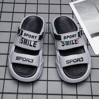 icy.sport 2025 รองเท้าแตะพื้นหนาเทรนด์ฤดูร้อนใหม่สําหรับสวมใส่กลางแจ้งรองเท้าแตะชายหาดพื้นหนาแบบใช้คู่กันลื่น X226