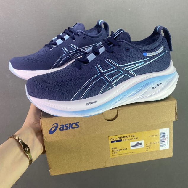 GEL Nimbus 26 เทนนิสชายและหญิงวิ่ง Nimbus 26 กีฬา Temnis 1012B601-402