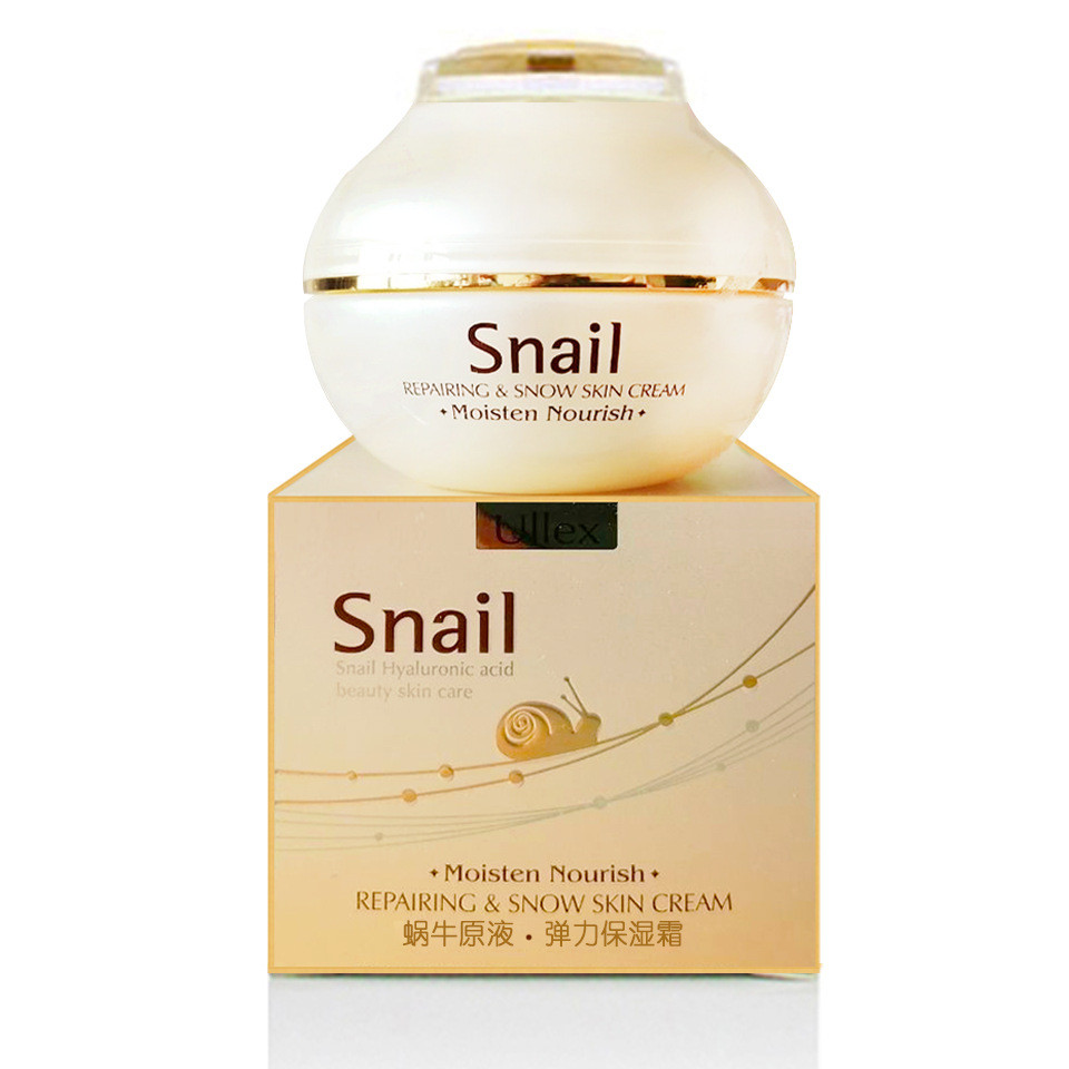 พร้อมสต็อก * Yulei Snail Liquid Deep Hydrating Cream 55g Repairing Snow Skin Cream Elastic Moisturiz