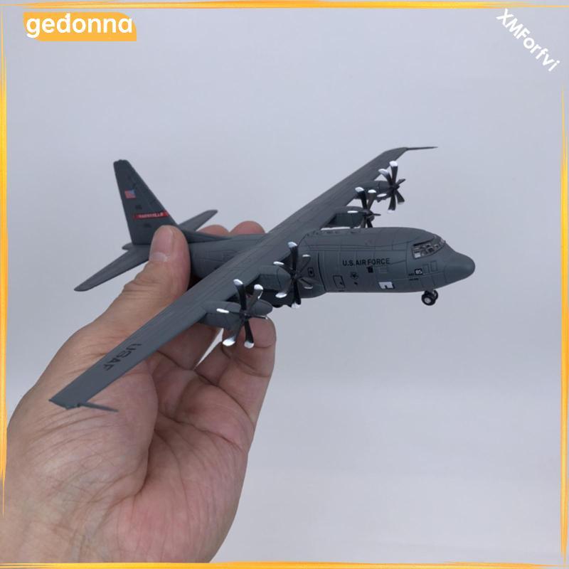 [gedonna] โลหะผสมDiecast 1:200 Scale C130 เครื่องบินขนส่งพร้อมขาตั้งเครื่องบินรุ่นสําหรับตารางของขวั