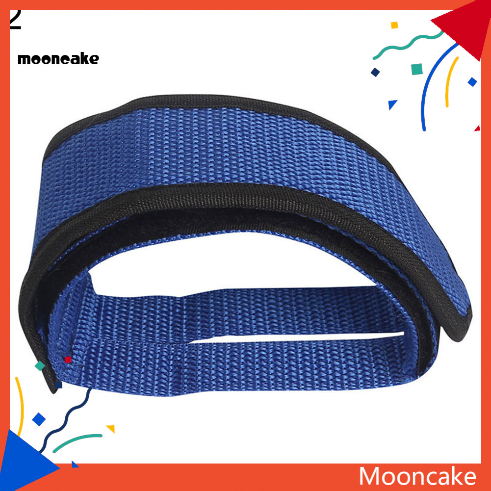 <mooncake> 1 ชิ้นเกียร์คงที่ Fixie จักรยาน Anti-slip กาวคู่เหยียบสายรัด Toe Clip เข็มขัด