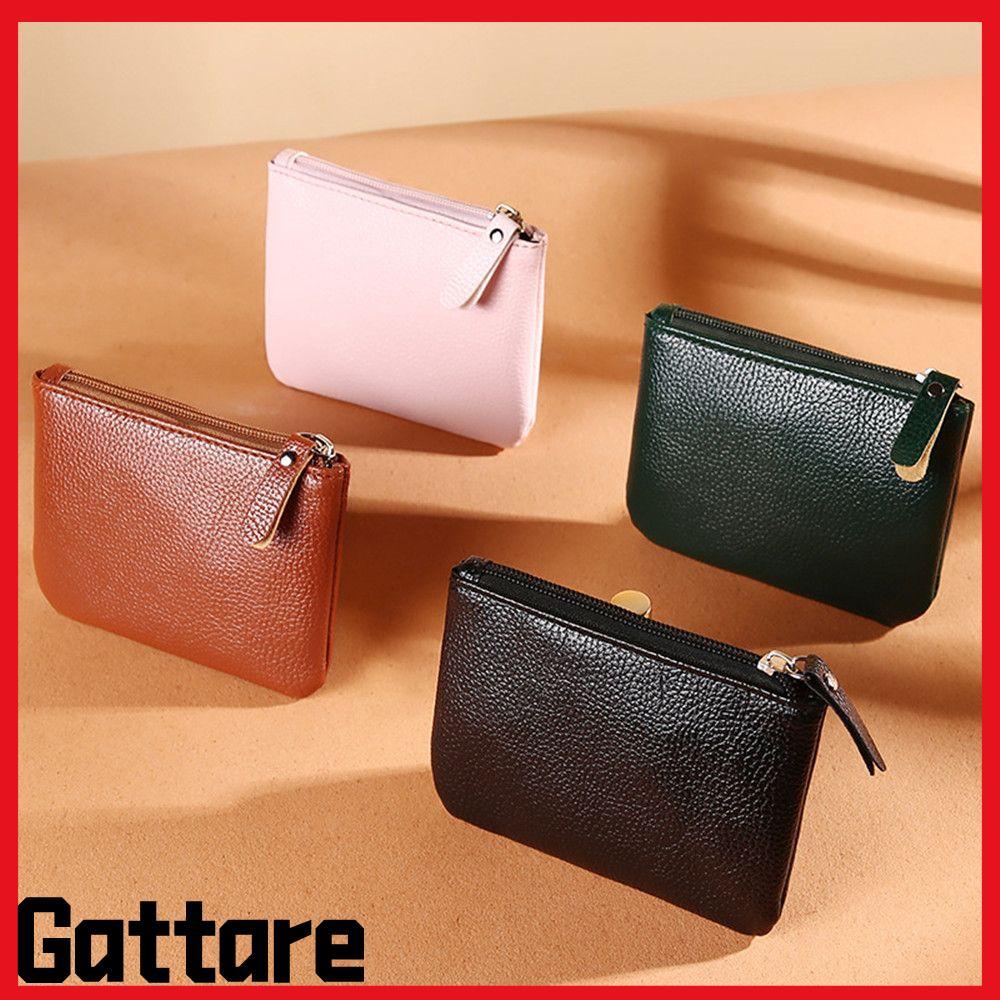 GATARE Card Wallet Minimalist Matte PU Leather Coins Bag